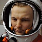 Juri Gagarin Juri Gagarin mit Helm