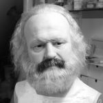 Karl Marx Kopf für Ausstellung in Trier 2017 2018